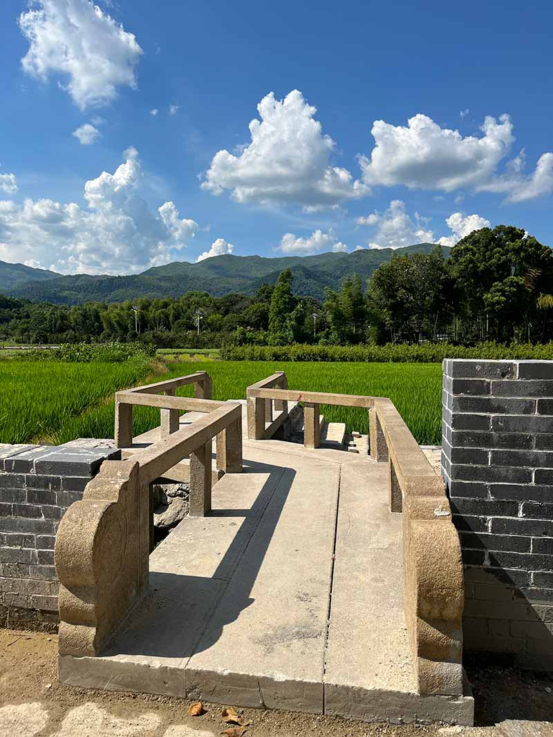 威海花岗岩仿古石材景区使用案例