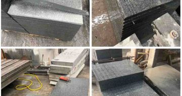 威海 芝麻黑地铺石材