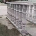 威海 芝麻白圆形光面花瓶柱，栏杆