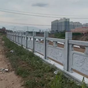 威海 石材河道栏杆