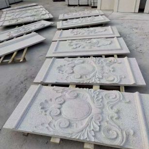 威海 芝麻白干挂雕花板