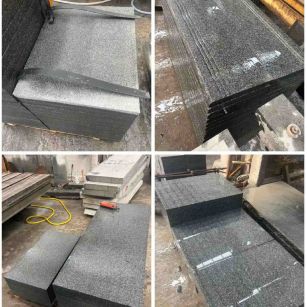 威海 芝麻黑地铺石材