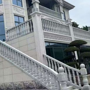 威海 芝麻白别墅，栏杆