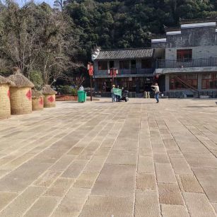 威海仿古石铺装效果