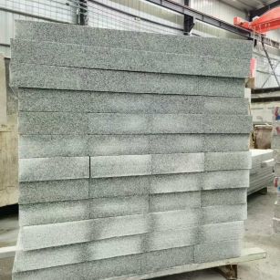 威海 芝麻白10公分300*600广场地铺，A料定制，尺寸标准，厚薄均匀