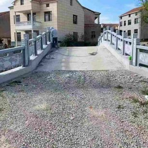 威海 芝麻灰花岗岩桥栏杆