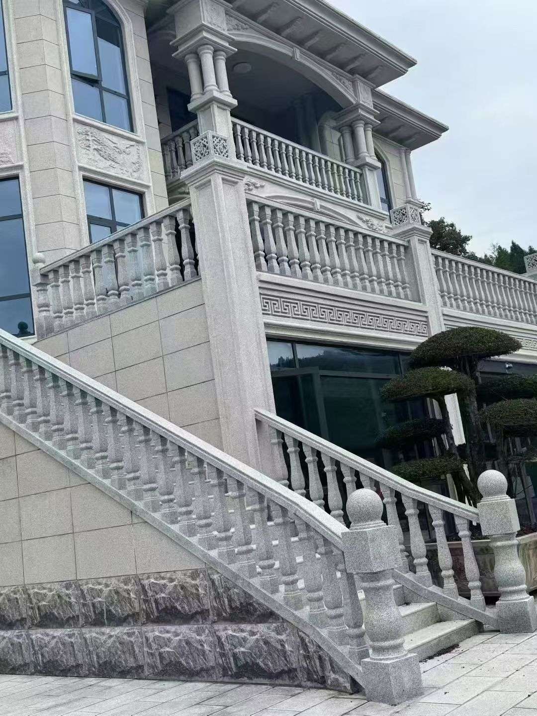 威海 芝麻白别墅，栏杆