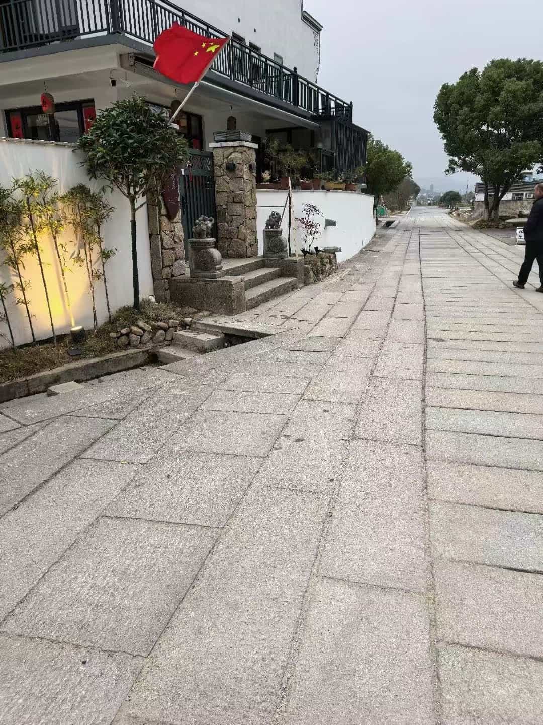 威海仿古石铺装效果