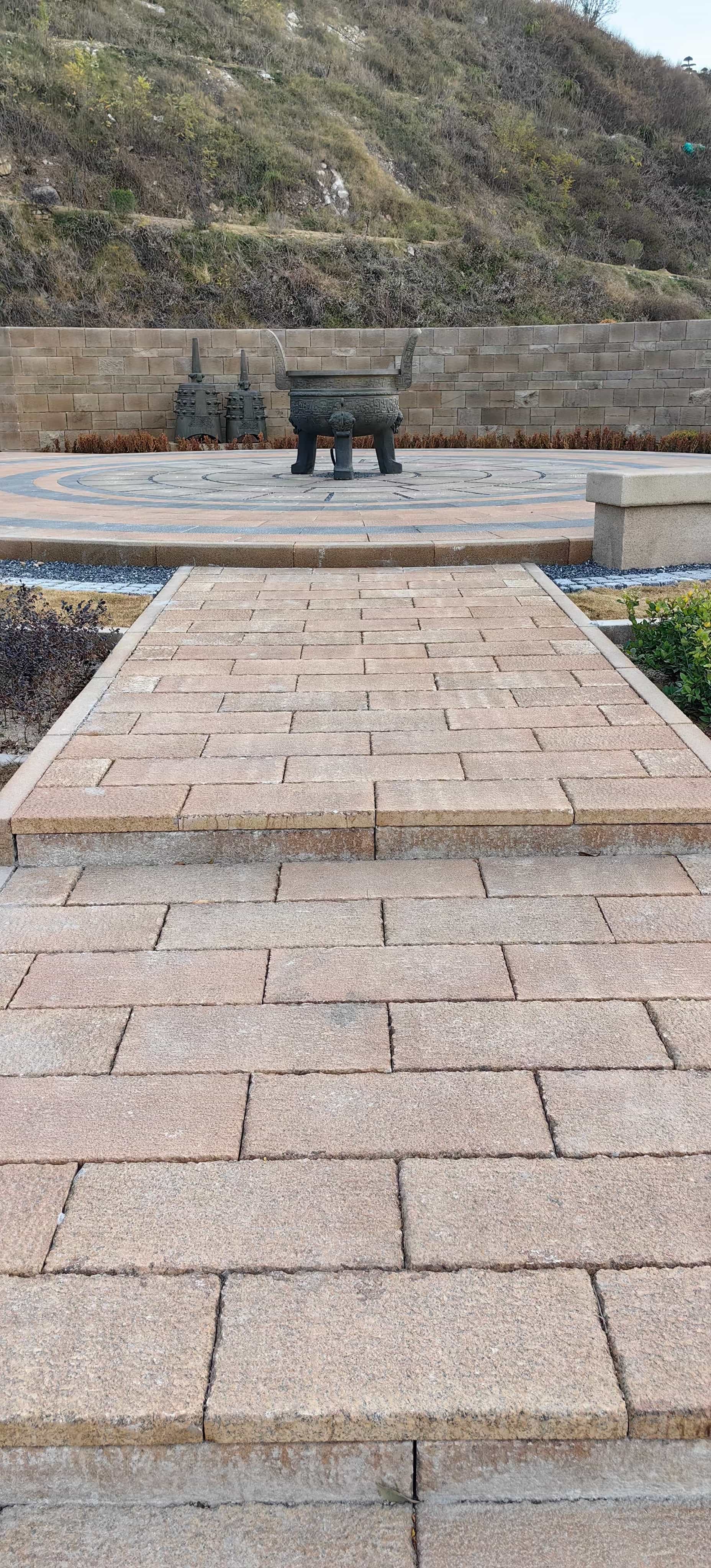 威海仿古石铺装效果