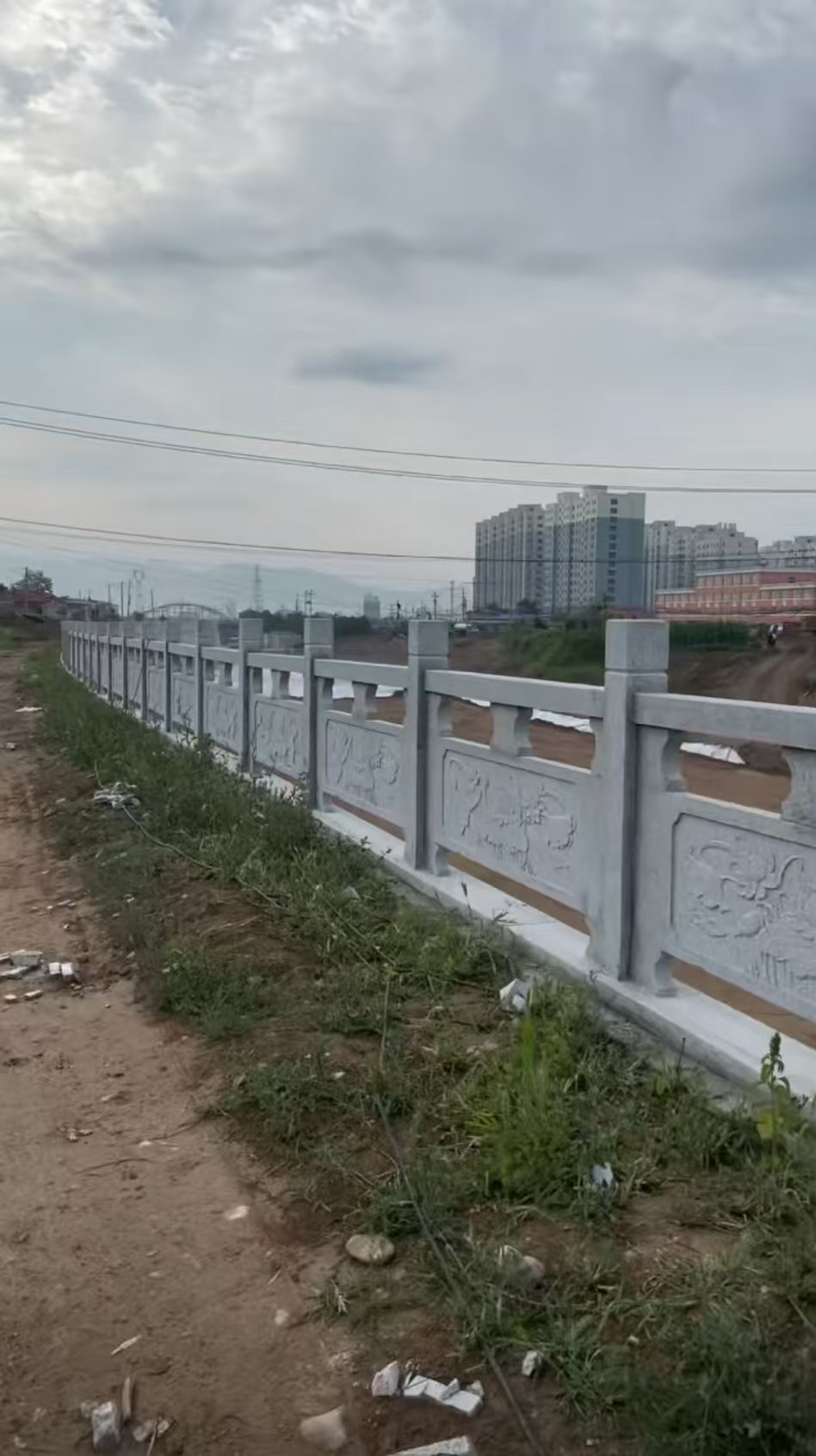 威海 石材河道栏杆