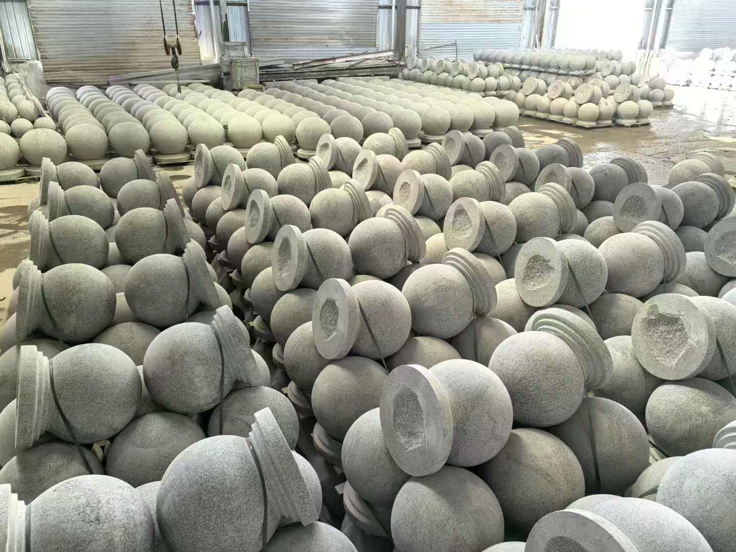 威海石材挡车球