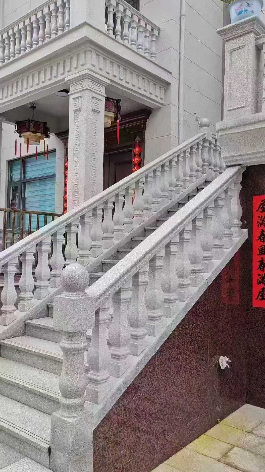 威海 天然石材 阳台庭院护栏、栏杆